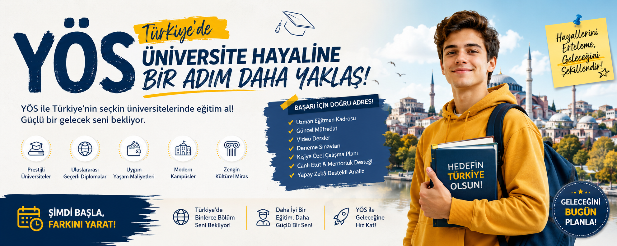 YÖS ile Türkiye’de Üniversite Hayaline Bir Adım Daha Yaklaş!