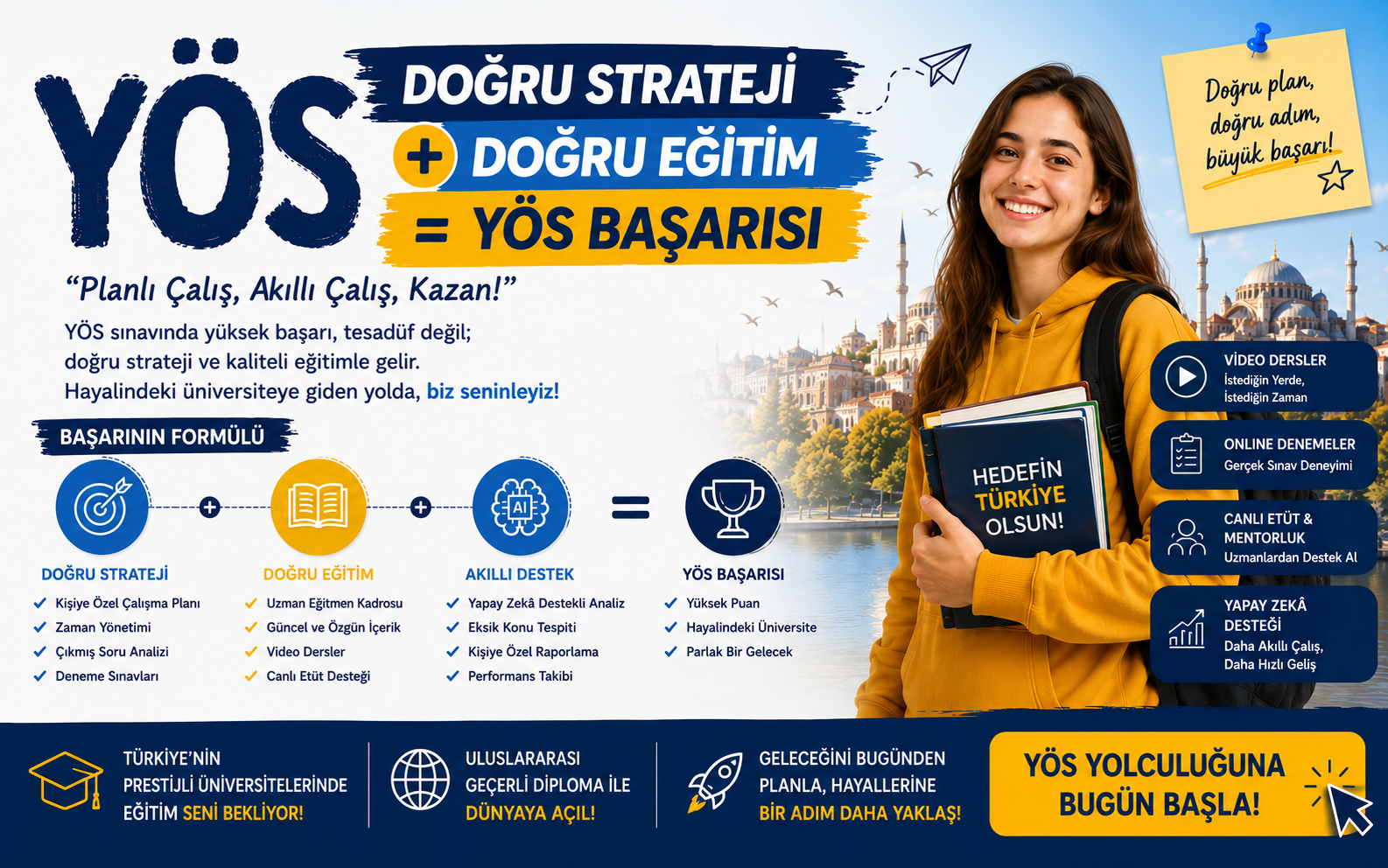 Doğru Strateji + Doğru Eğitim = YÖS Başarısı